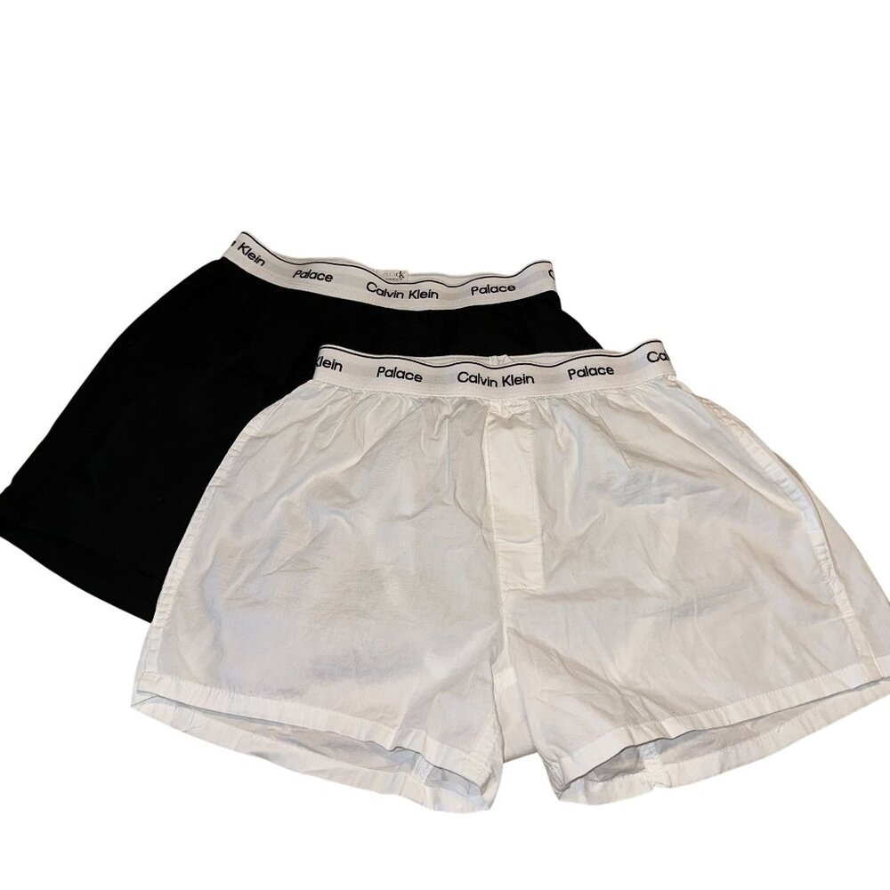 NWOT Calvin Klein x Palace Woven Classic White Black Boxers X-Small XS
